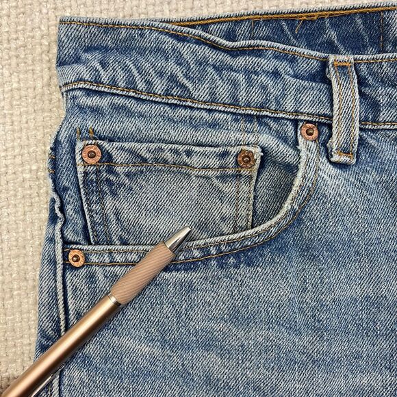 Vintage Levi's 512 Jeans Men's 36x30 (Actual 34x29) Slim Tapered Blue Denim USA - Picture 13 of 14